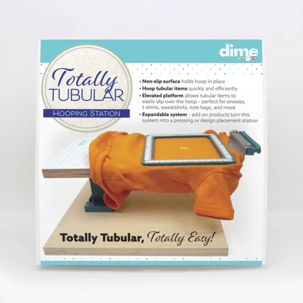DIME Totally Tubular Hooping Station for Machine Embroidery NWT